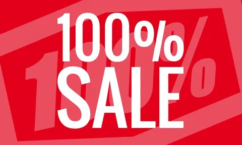 Mua hàng giảm giá tới 100% là tin thật, không phải đồn, chuản bị tâm hồn đẹp thôi!!!!