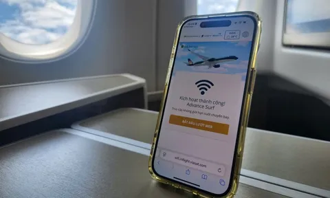 Cho những ai "nghiện" Inernet: Bay Vietnam Airlines, có thể lướt web thoải mái